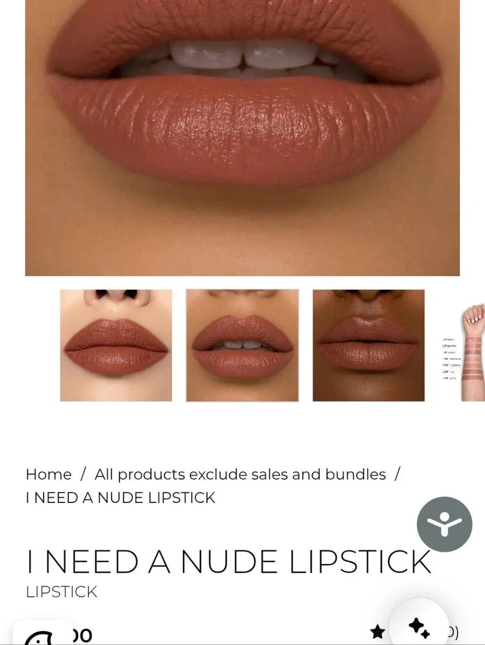 Natasha Denona YANA 34NP I Need A Nude Lipstick | NEW |